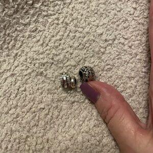 Pandora bundle of charms and stopper 925 sterling silver